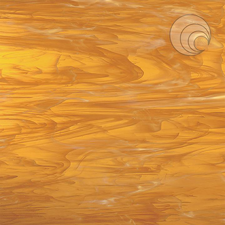 Light Amber/ White Wispy Fusible 96 coe link