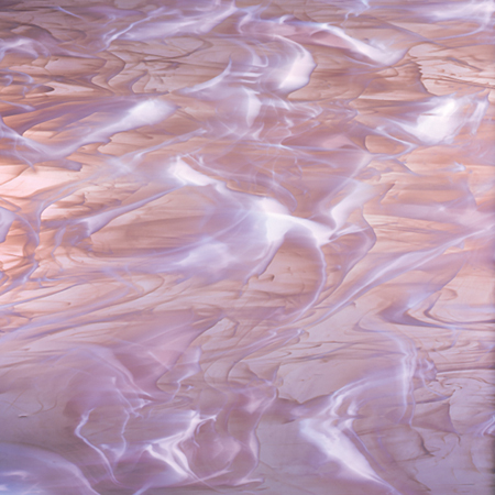 Pale Purple/ White Wispy Fusible 96 coe link