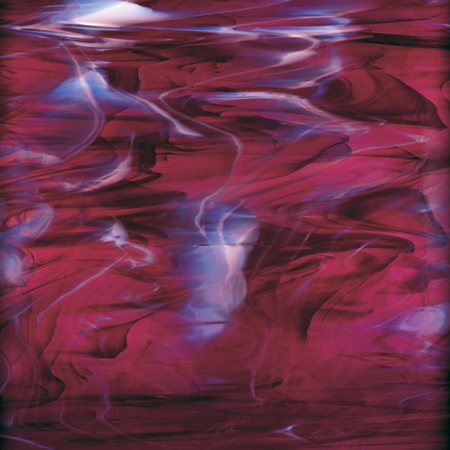 Dark Purple/ White Wispy Fusible 96 coe link