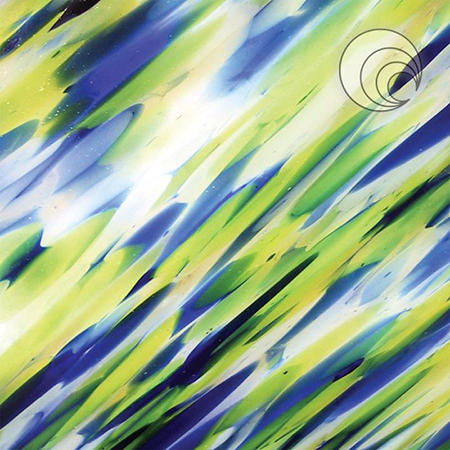 Atlantis Spirit (Crystal Clear/Ivory/Yellow/Blue) Fusible 96 coe link