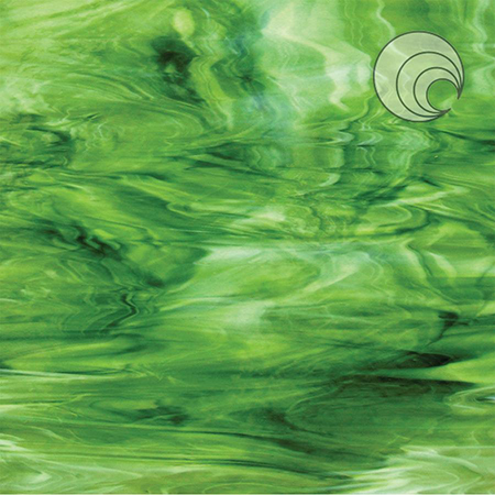 Congo (Deep Green, Mossy Green, Pale Green, Shadowy Green) Fusible 96 coe link