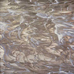 Bronze/ White Wispy Fusible 96 coe link