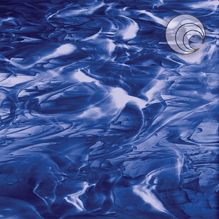 Navy Blue Wispy Fusible 96 coe link