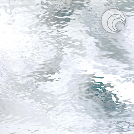 Clear Waterglass 24 x 72 in. 3mm Fusible 96 coe link