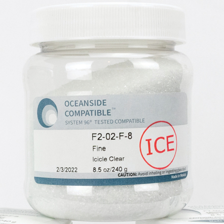 Icicle Clear Fine Frit 96 COE (8.5 oz. jar) link