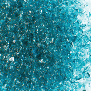 Blue Topaz Transparent Medium Frit 96 COE (8.5 oz. jar) link
