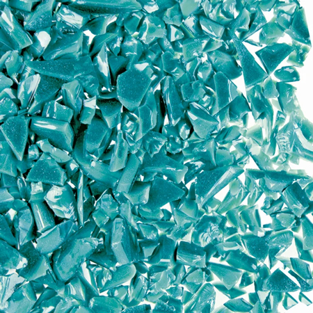 Peacock Green Opal Coarse Frit 96 COE (8.5 oz.) link