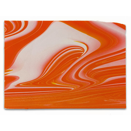 Creamsicle (Orange Opal w/ White) Fusers Reserve Fusible 96 coe Creamsicle (Orange Opal w/ White) Fusers Reserve Fusible 96 coe photo