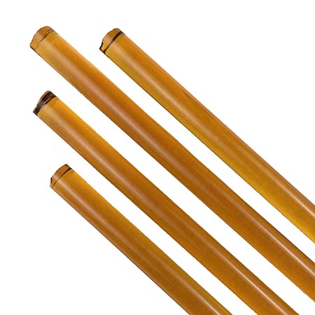 Light Amber Transparent Rod Fusible 96 COE link