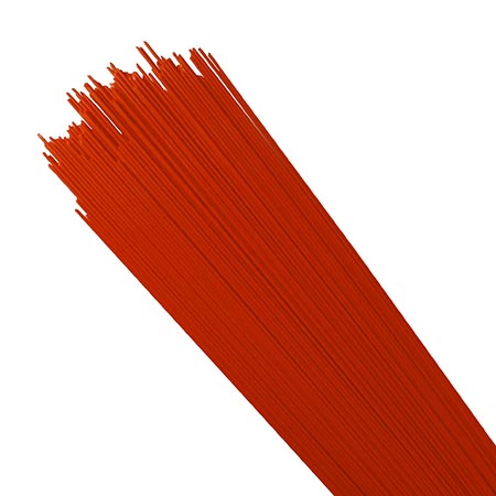 Orange Semi-Opal Stringer Fusible 96 COE link