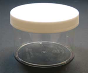 Clear Jar - holds 8 oz. link