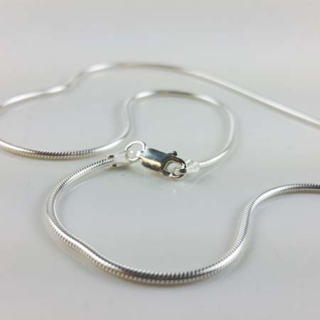 Snake Chain Sterling Silver 18 in., 1.75 mm with Clasp link