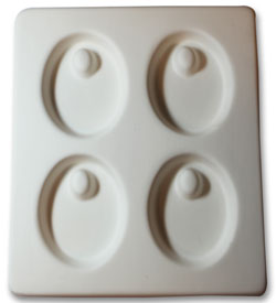 Pendant Tag Tray Mold- Oval -6.76 x 5.75 in. link