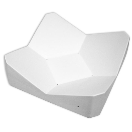 Davan Bowl 10 x 10 x 3.25 in. Ceramic Mold photo