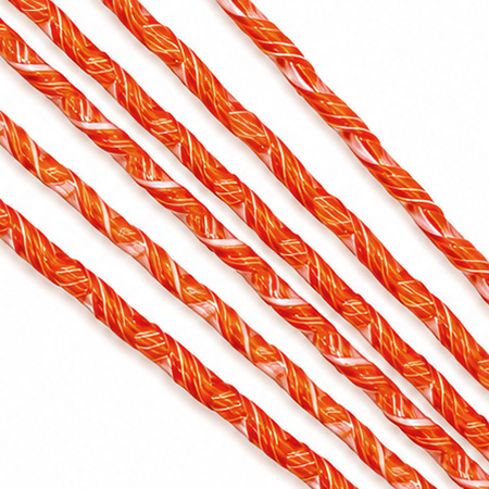 Twisted Cane 96 COE Creamsicle 6 pack - 9 in. Twisted Cane 96 COE Creamsicle 6 pack - 9 in. photo
