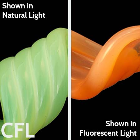 Sunset Slyme (CFL) 33 COE Rod (1/4 lb. minimum order) Sunset Slyme (CFL) 33 COE Rod (1/4 lb. minimum order) photo