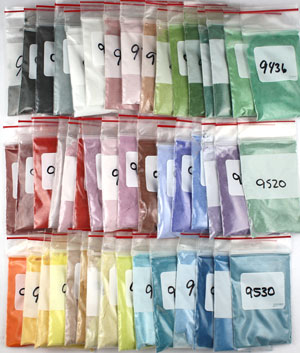 104 COE (Moretti) Enamels Sample Set (9000 series) link