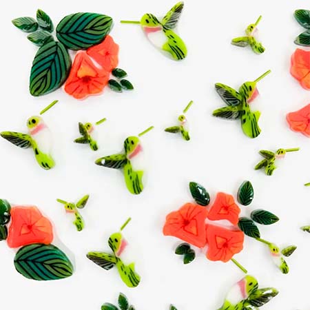 Hummingbird Flower Mix Murrini 90 COE link