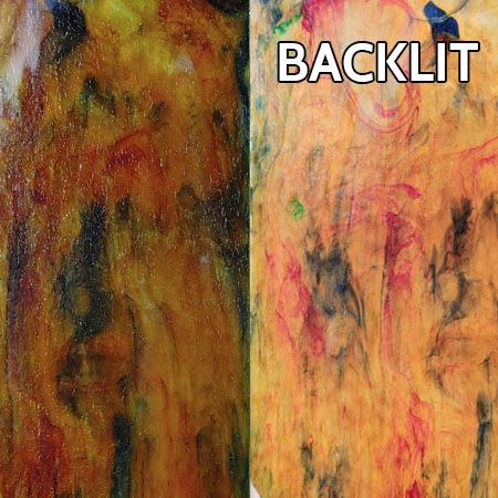 Yellow with Red Orange Blue and Green Granite Uroboros by Youghiogheny photo