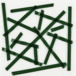 Dark Green Transparent Noodle Fusible 96 COE link