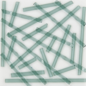Sea Green Transparent Noodle Fusible 96 COE Sea Green Transparent Noodle Fusible 96 COE photo