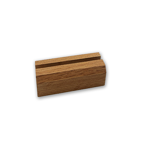 Oak Glass Art Stand 4 in. Oak Glass Art Stand 4 in. photo