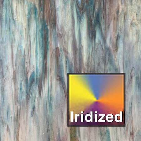 Med Purple/ Sky Blue/ Opal&Crystal Base Iridized link