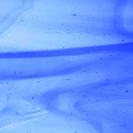 Wissmach 96 COE Crystal/ Dark Blue Transparent Fusible link