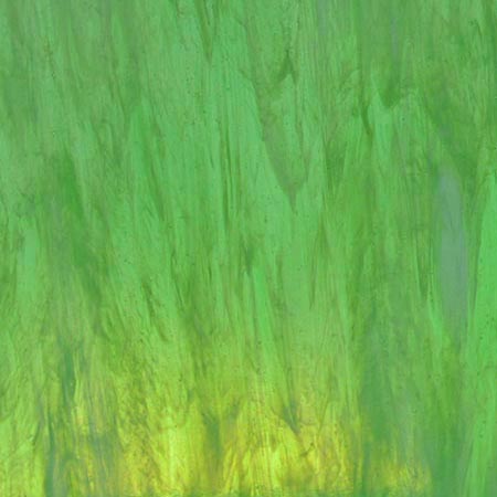Wissmach 96 COE Garden Green Transparent/ White/ Crystal Fusible link