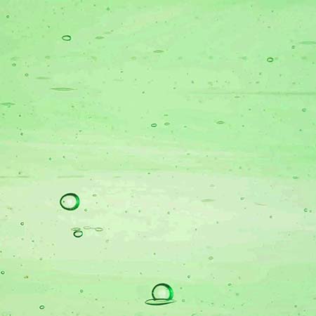 Wissmach 96 COE Crystal/ Garden Green Transparent Fusible link
