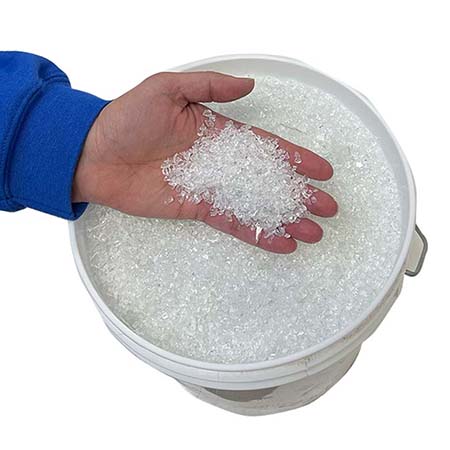 Crystal Clear Easy Melt Furnace Cullet - 96 COE 20# Bucket link