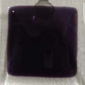 Y96 Violet Cathedral Fusible 96 COE link