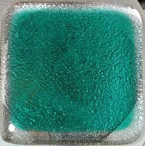 Y96 Teal Cathedral Fusible 96 COE link