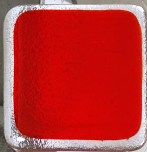 Y96 Tangerine Cathedral Fusible 96 COE link