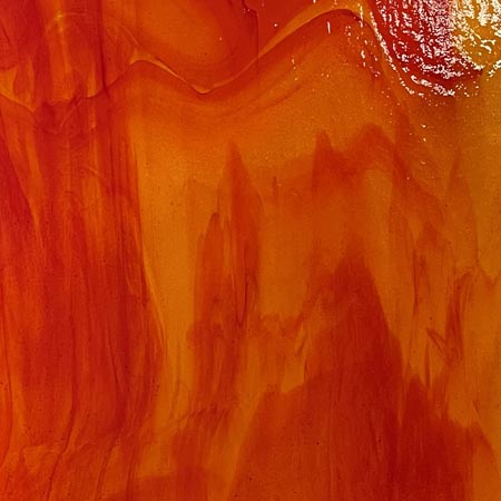 Y96 Tequila Sunset Mix (Tangerine & Red) Fusible 96 COE Y96 Tequila Sunset Mix (Tangerine & Red) Fusible 96 COE photo