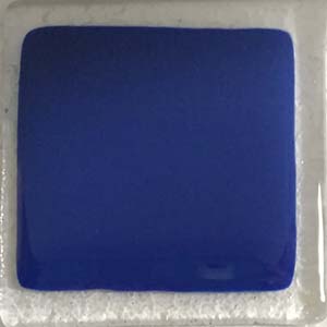 Y96 Deep Cobalt Blue Opal Fusible 96 COE link