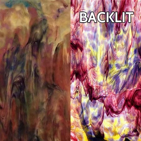 Yellow with Red and Deep Purple link