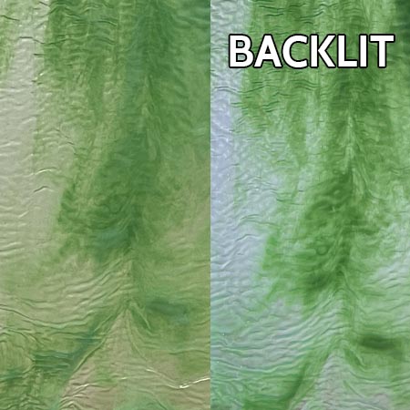 White Ice/ Green Ripple Stipple photo
