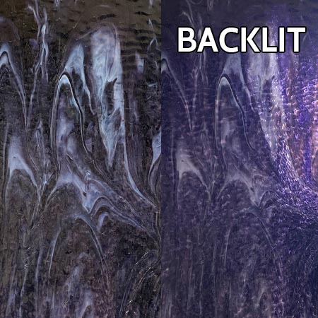 Purple Cathedral with White Streaks Granite photo