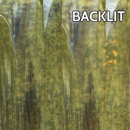 Avocado Green Opal/ White/ Chocolate Mottled photo