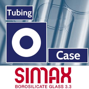 38.1 x 4 mm Simax Clear Tubing (~16 pieces/50.38 pound case) link