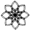 12 x 12 in.-16 pieces bevel cluster link