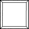 6 in. Square Bevel Clear small photo