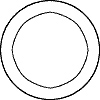 4 in. Circle Bevel Clear link