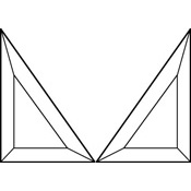 3 x 5 in. Diamond Quarter Bevel Set (L & R) link