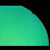 Quarter Sheet Wissmach 96 COE Thin Black - Aqua Dichroic link
