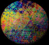 System 96 Thin Black - Corkscrews Pattern on Mixture Dichroic small photo