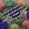Crinklized Thin Clear - Red/ Silver Dichroic 90 COE link