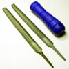 Hand File Set (1/2 Round File, Flat File and Handle) link