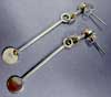 Sterling Silver Post with Dangle Earrings (pair) link